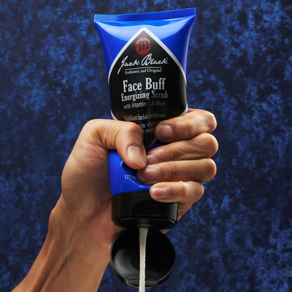 Jack Black Face Buff Energizing Scrub - Mens Face Wash & Pre Shave Scrub, Face Cleanser for Men, Pre Shave for Men, Mens Facial Cleanser, Mens Face Scrub, Exfoliating Face Wash, Jack Black Face Scrub