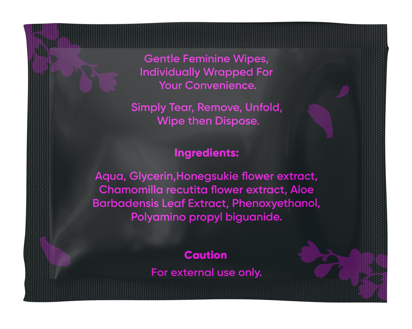 Syren Flushable Feminine Wipes, 20 Pieces, Odorless, Plant-Based, Easy to Carry