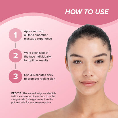 SKIN GYM Cryo Stainless Steel Sculpty Heart Gua Sha, Cooling Facial Massage Tool for Sculpting and Relaxation