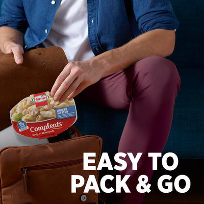 HORMEL COMPLEATS Chicken Alfredo Microwave Tray, 10 oz. (6 Pack)
