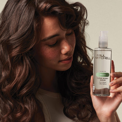 Paul Mitchell Super Skinny Serum Blowout Primer, Speeds Up Drying Time, Humidity Resistant, For All Hair Types