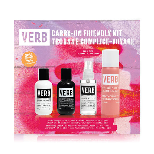 VERB Ghost Discovery Kits - Weightless Shine + Frizz Control - Travel Sized Bestsellers