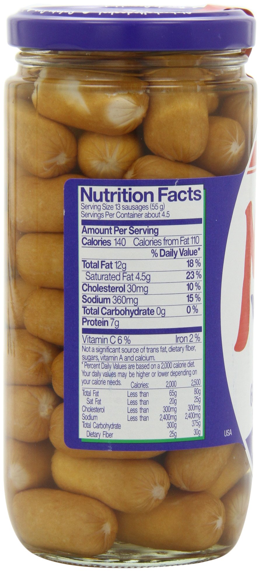 Meica Mini Wini Sixty Cocktail Sausages, 8.8 Ounce