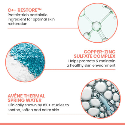 Avène Cicalfate+ Restorative Protective Cream, Face Moisturizer, face cream for sensitive skin, helps restore skin barrier, restorative cream, safe for infants, children and adults