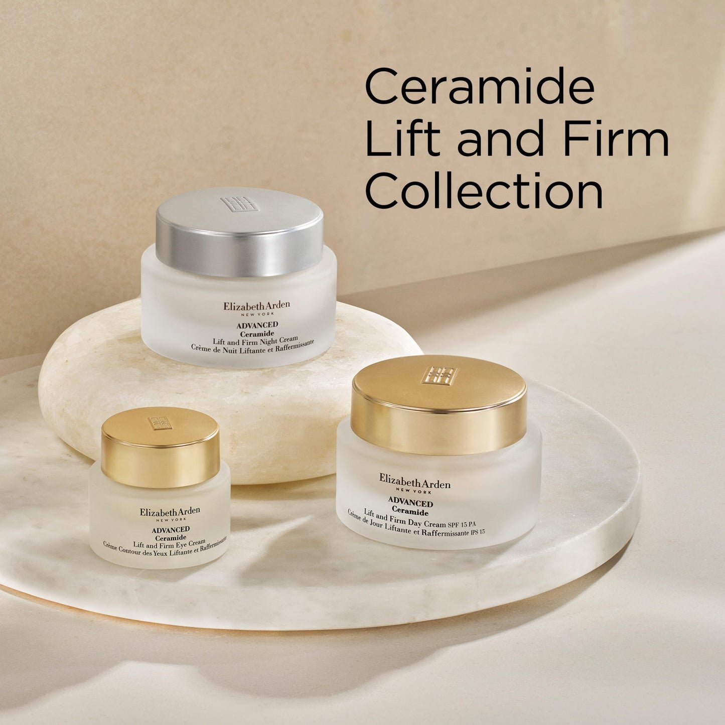 Elizabeth Arden Advanced Ceramide Lift and Firm Face Cream, Hydrating Moisturizer for Day or Night, Infused with Peptides, 1.7 fl oz