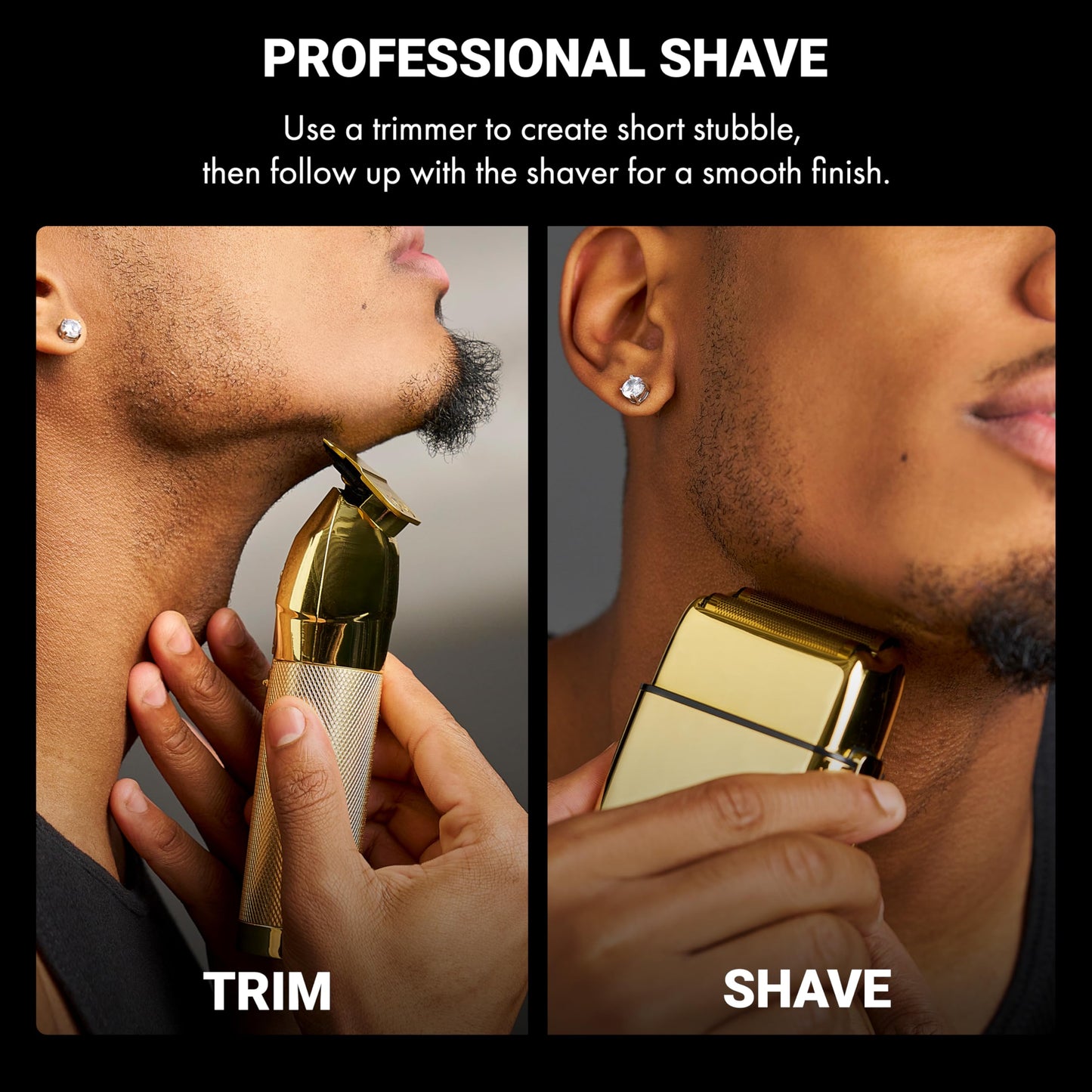 METALFX Double Foil Shaver, Handheld Electric Razor for Travel, Portable Cordless Close Face Shaver for Head, Beard, & Neck