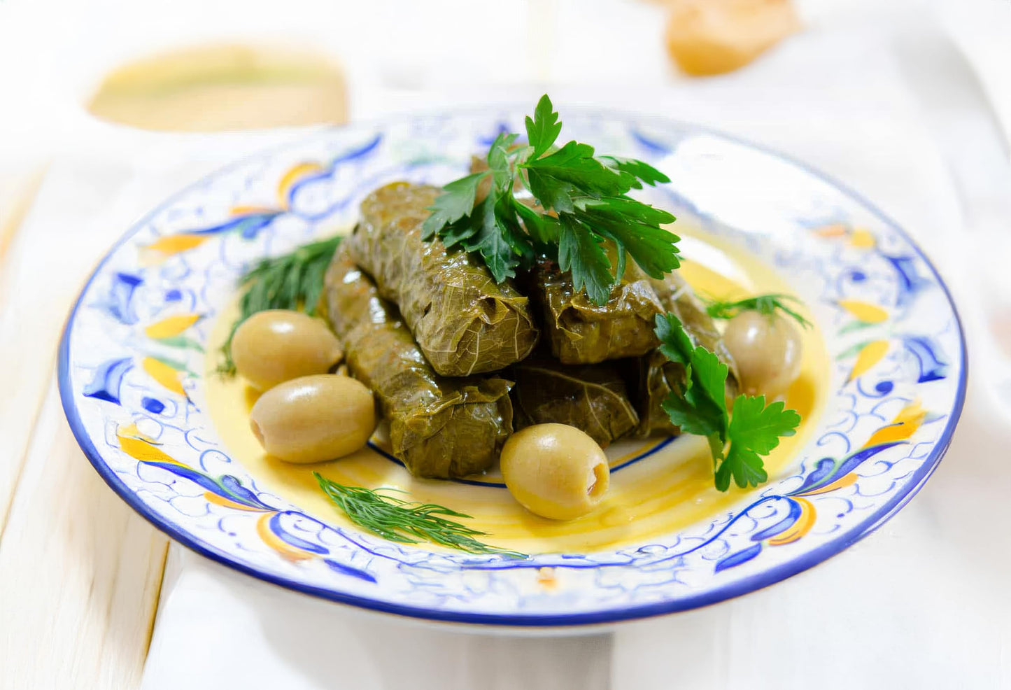 TAZAH California Style Turkish Grape Leaves in Jar – Vegan & Vegetarian – Perfect for Dolmas (Stuffed Grape Leaves) – Tender & Delicious – Net 32oz (Drained 16oz)