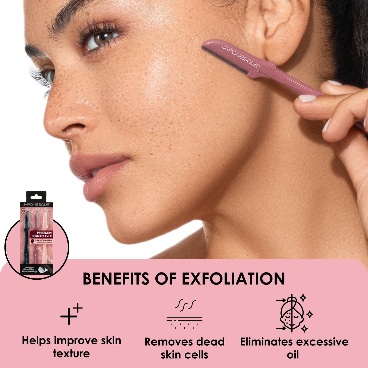 JAPONESQUE‌ ‌Complexion‌ ‌Perfection‌ ‌Dermaplaner‌ ‌Razor‌ ‌Set