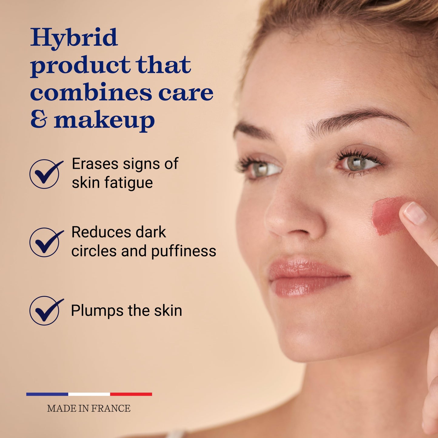 Embryolisse Radiant Complexion Cream. Hybrid Makeup & Face Moisturizer with Hyaluronic Acid & Shea Butter. Illuminating Care for Glowing Skin, 1.01 Fl.Oz.