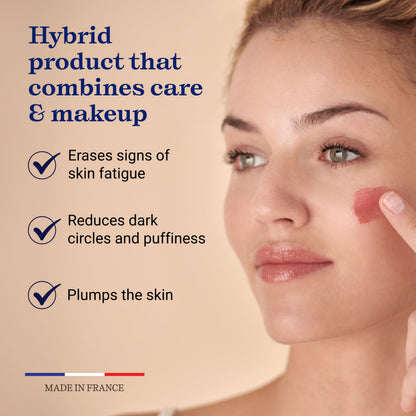 Embryolisse Radiant Complexion Cream. Hybrid Makeup & Face Moisturizer with Hyaluronic Acid & Shea Butter. Illuminating Care for Glowing Skin, 1.01 Fl.Oz.
