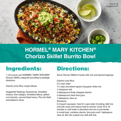 HORMEL Mary Kitchen Chorizo Skillet 14oz (Pack of 12)