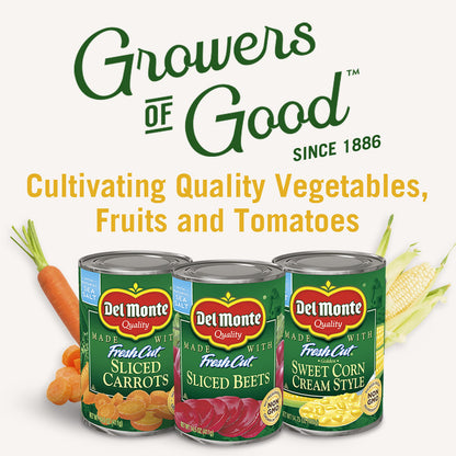 Del Monte Blue Lake Fancy Cut Green Beans, Canned Vegetables, 6.31 lb, Pack of 6