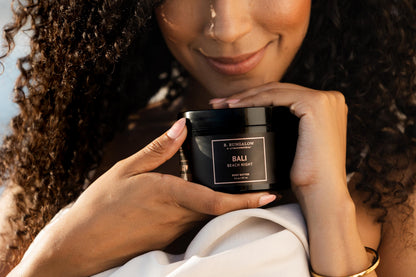 The Beachwaver Co. B. Bungalow Bali Beach Night Body Butter | Full Size (8 Oz) | Cloudberry Seed Oil, Vegan Squalane and Hyaluronic Acid | Sandalwood, Hawaiian Coconut & Tahitian Vanilla