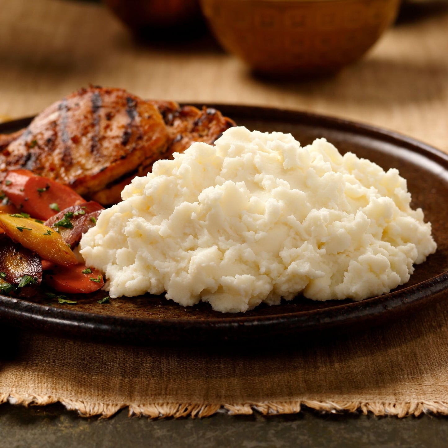 Idahoan Reduced Sodium Mashed Potatoes, Buttery Homestyle, 4 Ounce (Pack of 12)