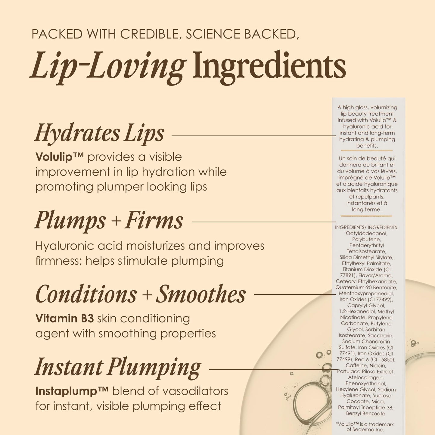 Grande Cosmetics GrandeLIPS Hydrating Lip Plumper - for Fuller-Looking, Hydrated Lips