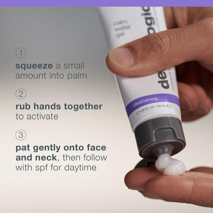 Dermalogica Calm Water Gel, Weightless Face Moisturizer for Sensitive Skin - Help Support Healthy Moisture Balance with Lavender Essential Oil, 1.7 Fl Oz