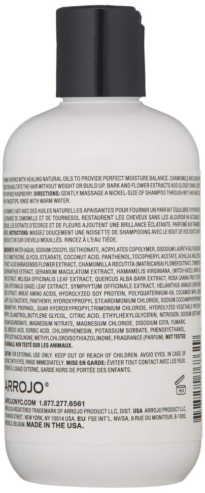 ARROJO RepHair Sulfate Free Shampoo – Hair Shampoo to Moisturize & Rehabilitate Hair - Moisturizing Shampoo w/Vitamin E, Chamomile – Shampoo for Color Treated Hair for Glossy Shine