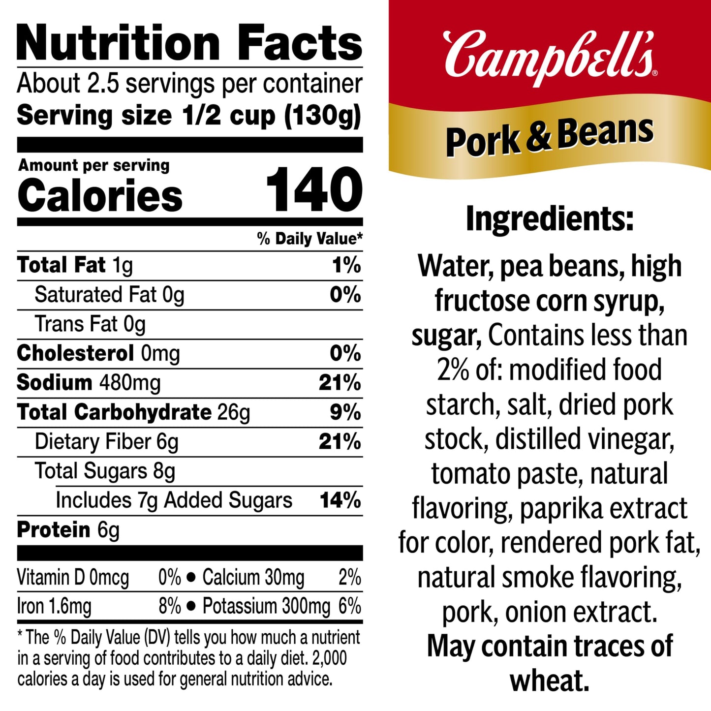 Campbell’s Pork and Beans, 11 Oz Can
