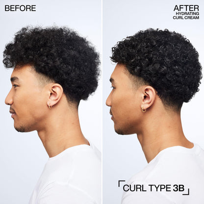 Redken Hydrating Curl Cream - 72 Hour Curl Definition, Heat Protection up to 450°F, Hydrates & Reduces Frizz, With Squalane & Jojoba Oil