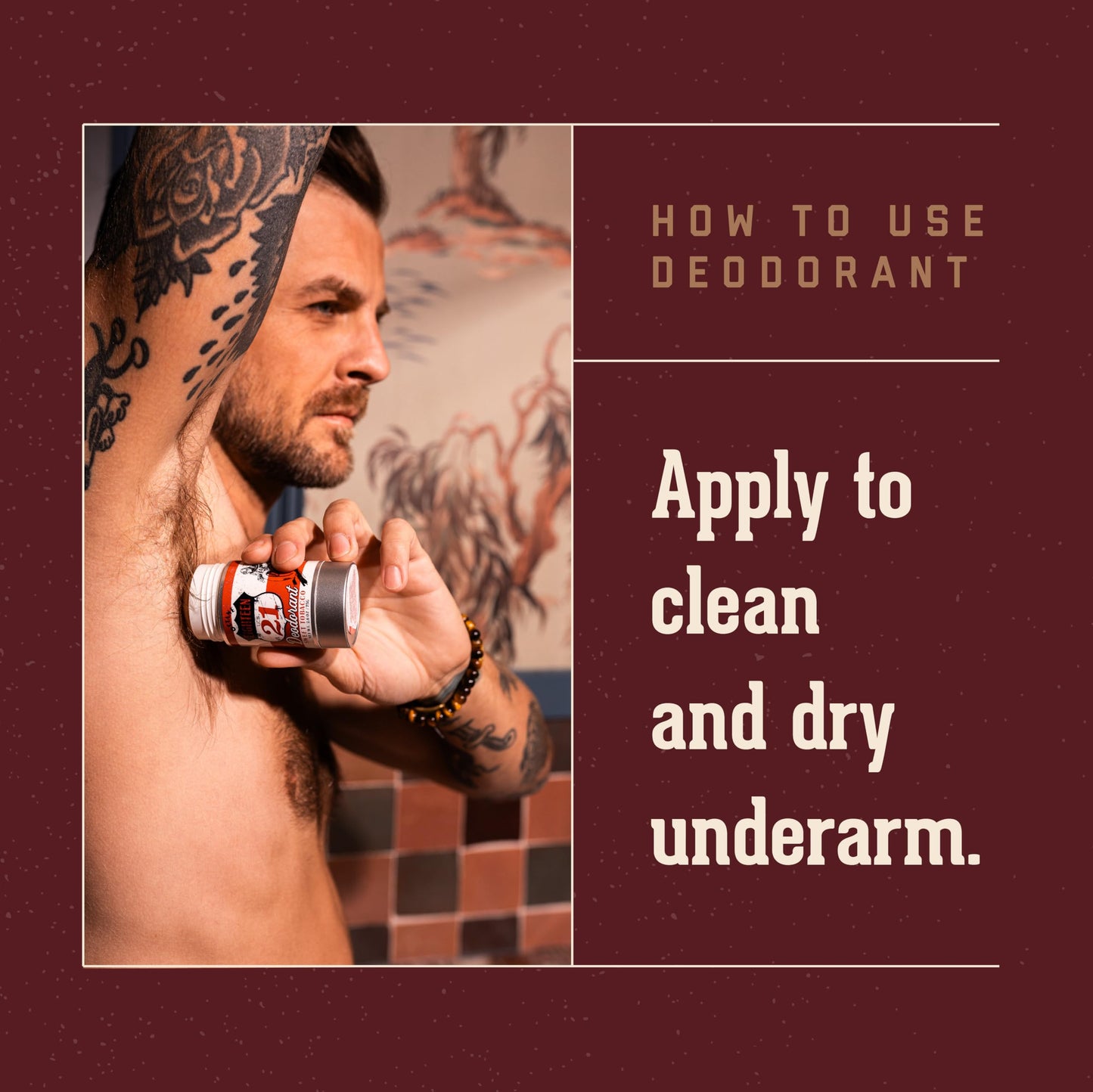 18.21 Man Made Long-Lasting Deodorant for Men, All-Day Protection, Odor Control, and Skin-Soothing Formula with a Bold, Masculine Scent