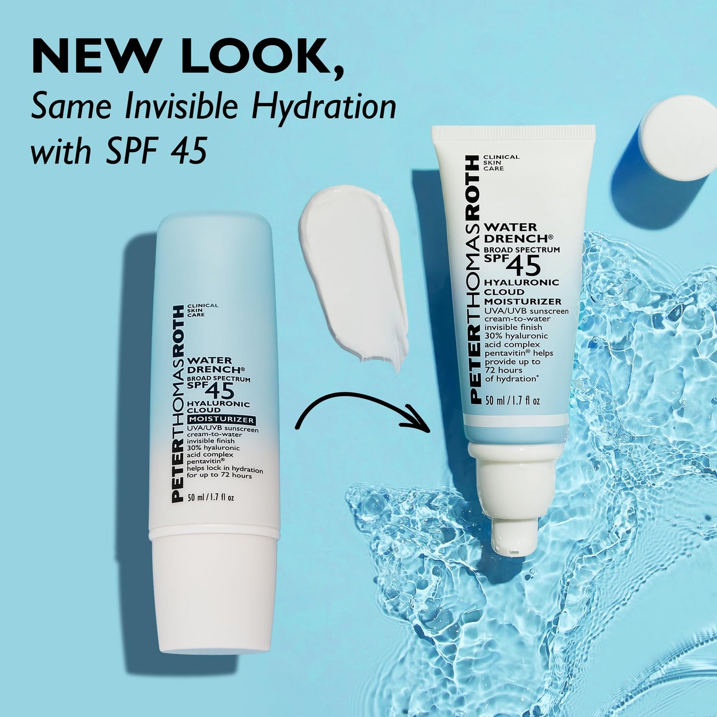 Peter Thomas Roth | Water Drench® Broad Spectrum SPF 45 Hyaluronic Cloud Moisturizer