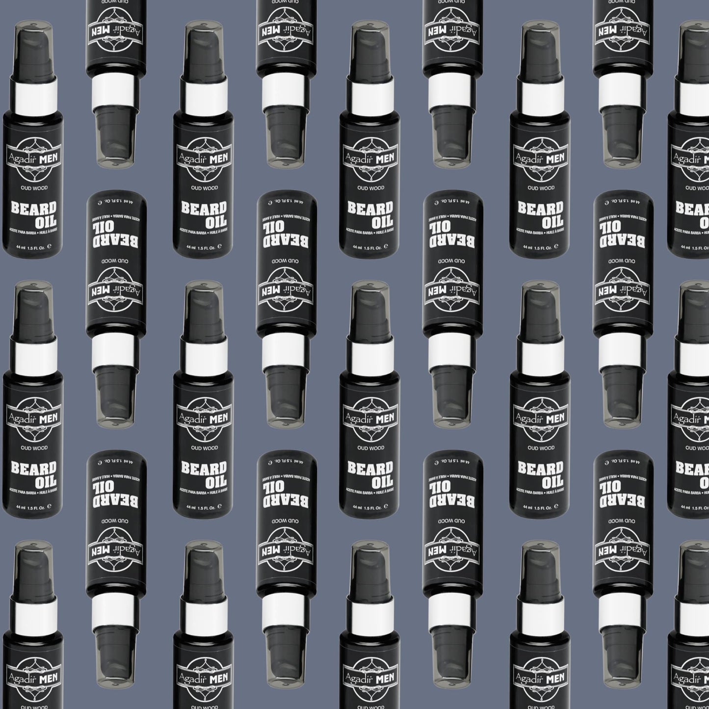 AGADIR Oud Wood Beard Oil, 1.5 Fl Oz
