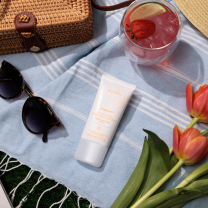 Nu Skin Sunright Solar Sunscreen SPF 50+ | Broad-Spectrum UVA/UVB Protection for Face & Body (50mL) | Water-Resistant for 80 Minutes | Lightweight, Non-Greasy Formula