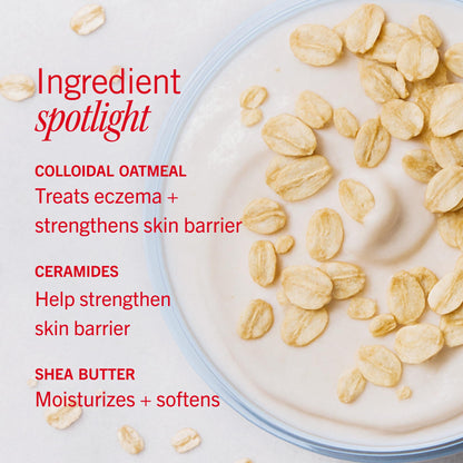 First Aid Beauty - Ultra Repair Cream - Hydrating Face & Body Moisturizer - Whipped Colloidal Oatmeal Clinically Proven to Strengthen Skin Barrier in 7 Days - Helps Relieve Eczema, 6oz Plus 1oz Tube