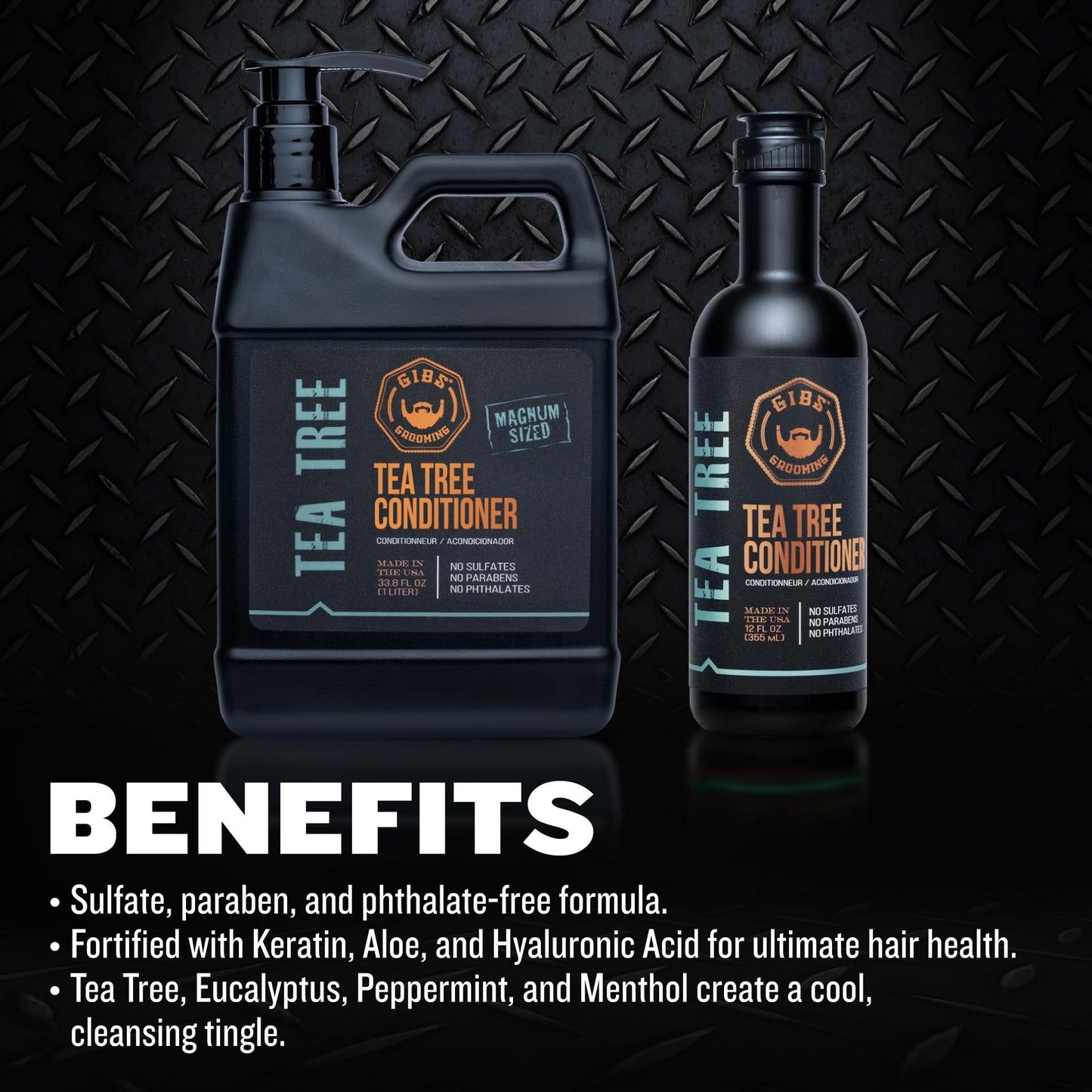 GIBS Grooming Tea Tree Conditioner, 3.25 fl. oz.