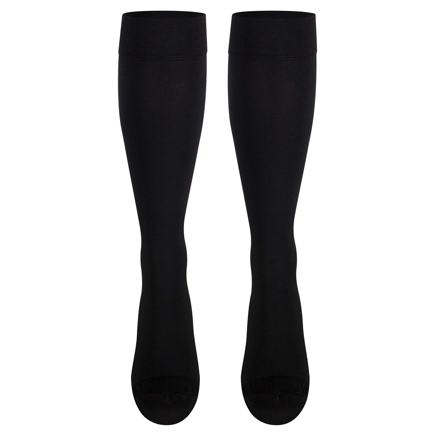 NuVein Medical Compression Stockings, 20-30 mmHg Support for Women & Men, Knee Length, Closed Toe, Short Length