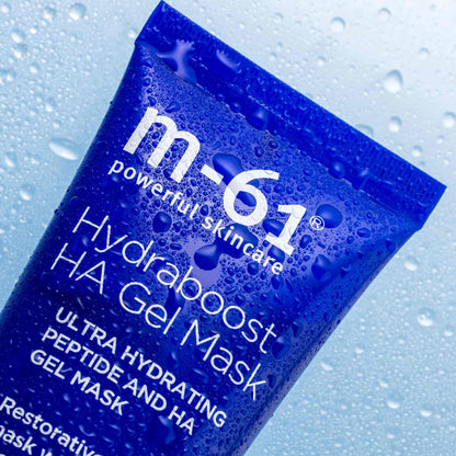 m-61 Hydraboost HA Gel Mask | Ultra-Hydrating, Cooling Gel Mask With Hyaluronic Acid, Vitamin B5, Peptides, and White Tea Extract, 2.5 Fl. Oz.