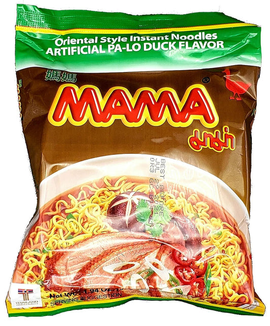 MAMA Duck Noodles - Instant Ramen Noodles in Duck Flavor - 30 Pack