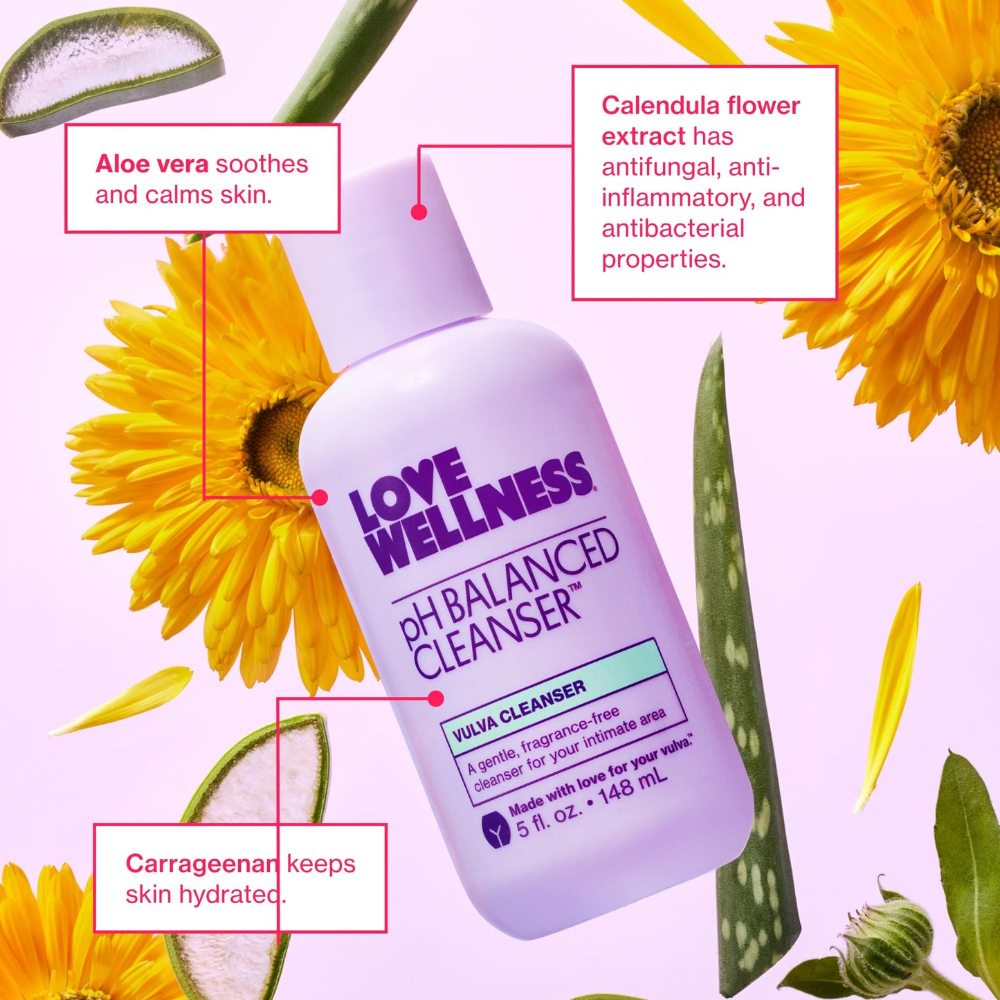 Love Wellness pH Balancing Cleanser & The Killer | Feminine Balance Duo | Supports Balanced pH, Intimate Health & Hygiene