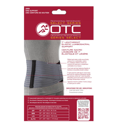 OTC Lumbosacral Support for Women, 7-Inch Lower Back, Select Series