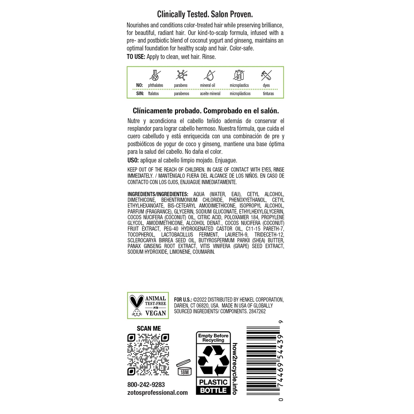 Biotera Color Care Conditioner | Extends & Maintains Color-Treated Hair | Microbiome Friendly | Vegan & Animal Test Free | Paraben Free | Color-Safe