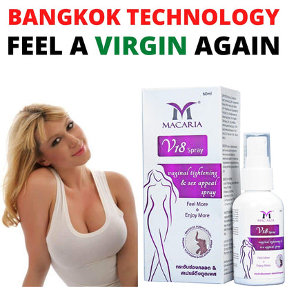 MACARIA Vaginal Pussy Yoni Tightening Shrink Virgin Again Spray for Girls