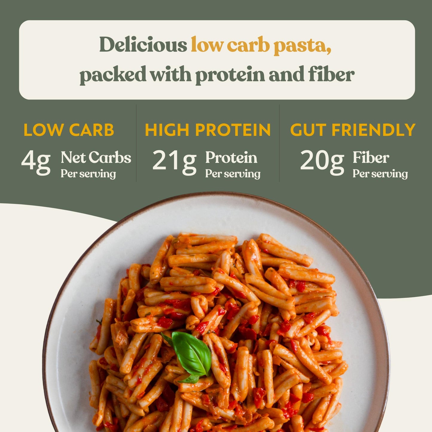 Chef’s Kiss Low Carb Noodles | 4g Net Carbs, 21g Protein | Keto Friendly, Low Glycemic Pasta Made from Lupins | Gluten Free, High Protein | No Gums | Keto Pasta Alternative | Non GMO | 4-pack (8oz)