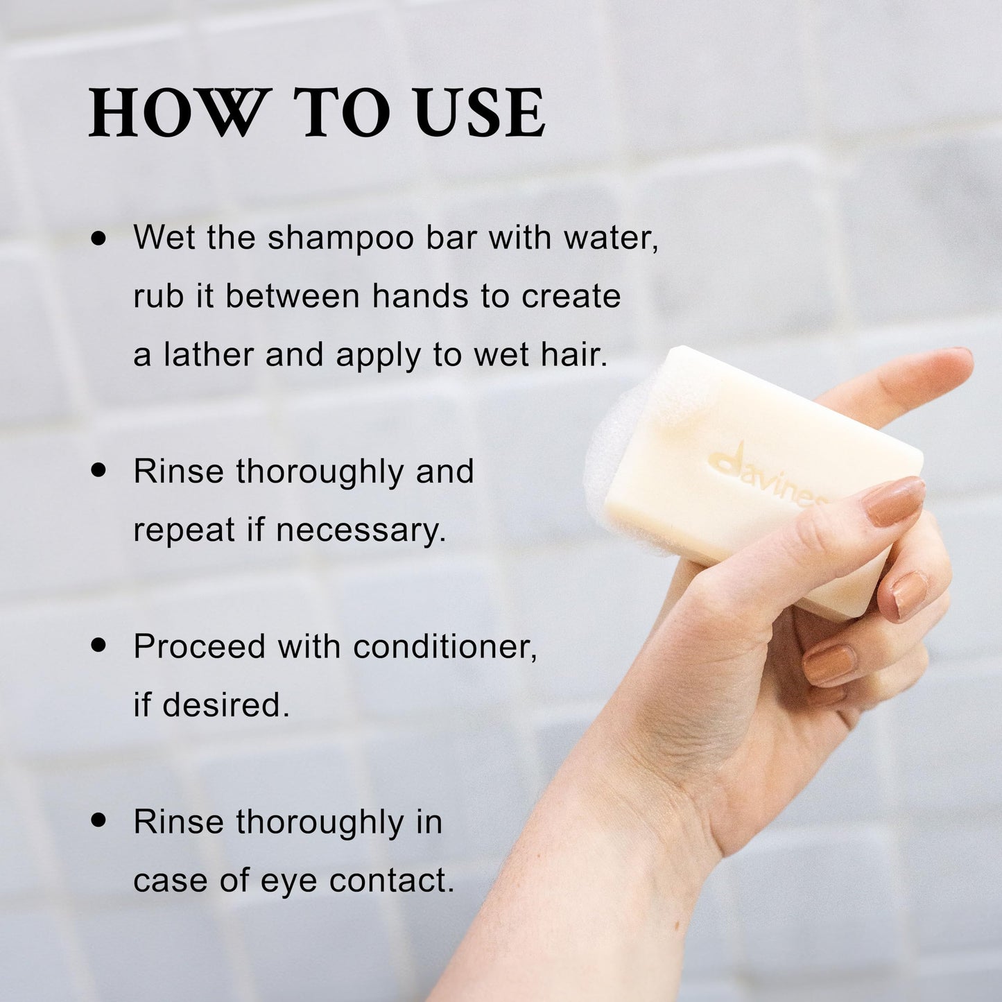 Davines Cleansing Bar, Solid Cleansing Shampoo Bar, Body Wash Bar, Packed in 100% FSC Paper Wrapper, Recyclable, and Aluminium Case Holder