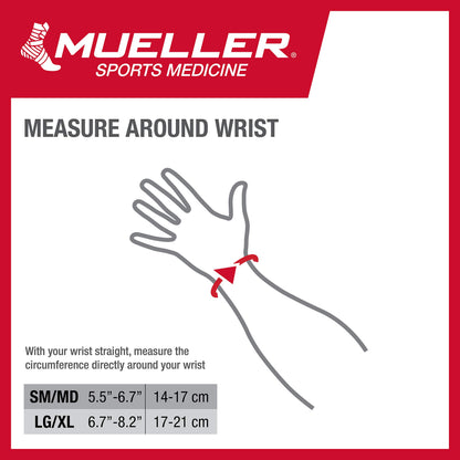 MUELLER Sports Medicine X-Stay Wrist Stabilizer, Wrist Pain Relief Support for Men and Women, Ideal for Carpal Tunnel, Tendinitis, Arthritis, Black