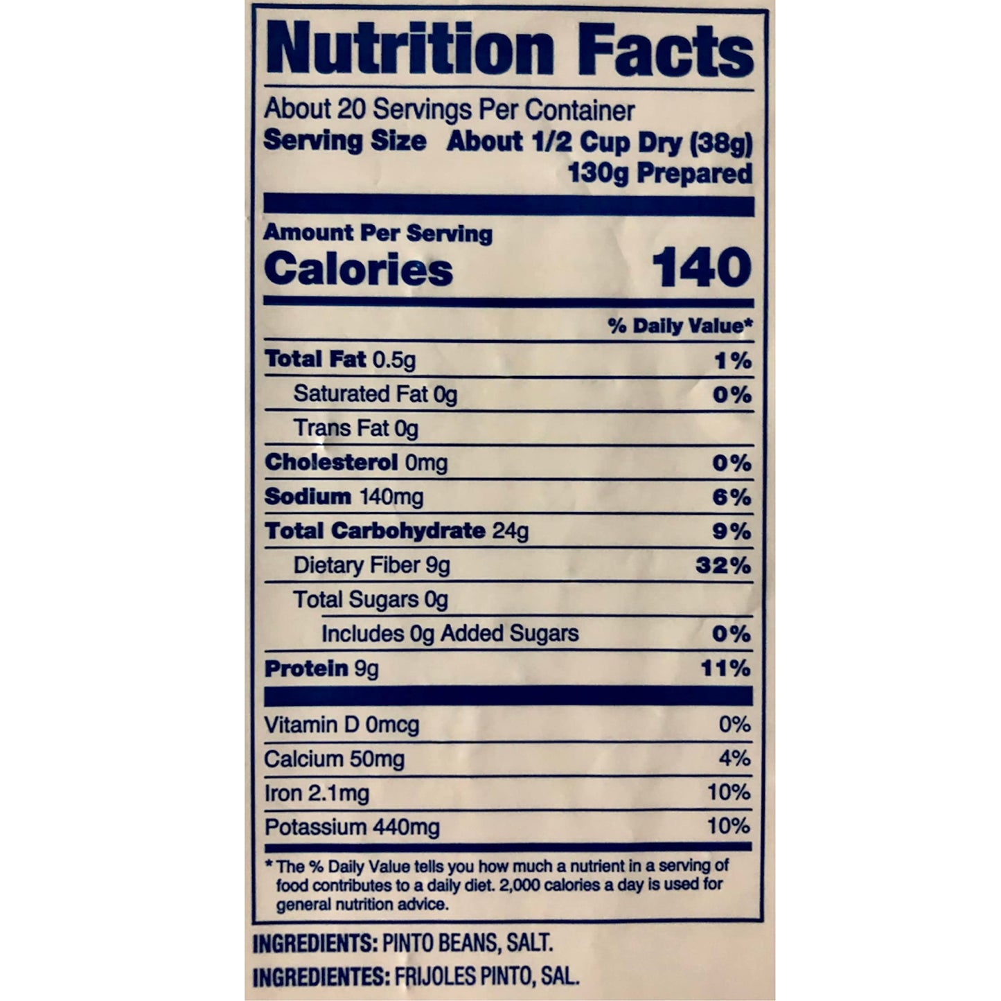 Santiago Low Sodium Dehydrated Vegetarian Refried Beans with Whole Beans, 1.64 Pound Bag