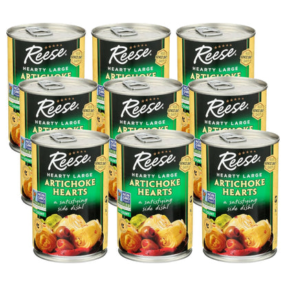 Reese Large Artichoke Hearts Non GMO, 14 Ounce (Pack of 12)