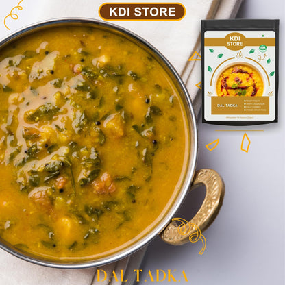 KDI Store Dal Tadka, Ready to Eat Indian Lentil Curry, USDA Organic, Freeze Dried, Fully Cooked, 55g