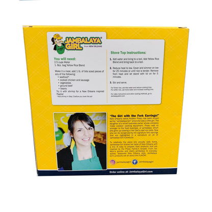Jambalaya Girl Yellow Rice Seasoned Rice Blend with Turmeric, 8 oz (1 Pack)