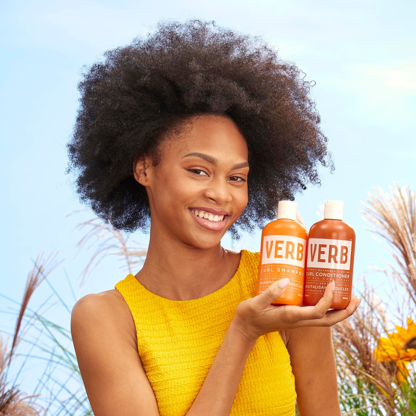 VERB Curl Shampoo + Conditioner Duo - Cleanse and Smooth - Frizz Control + Definition- Vegan, No Parabens or Harmful Sulfates