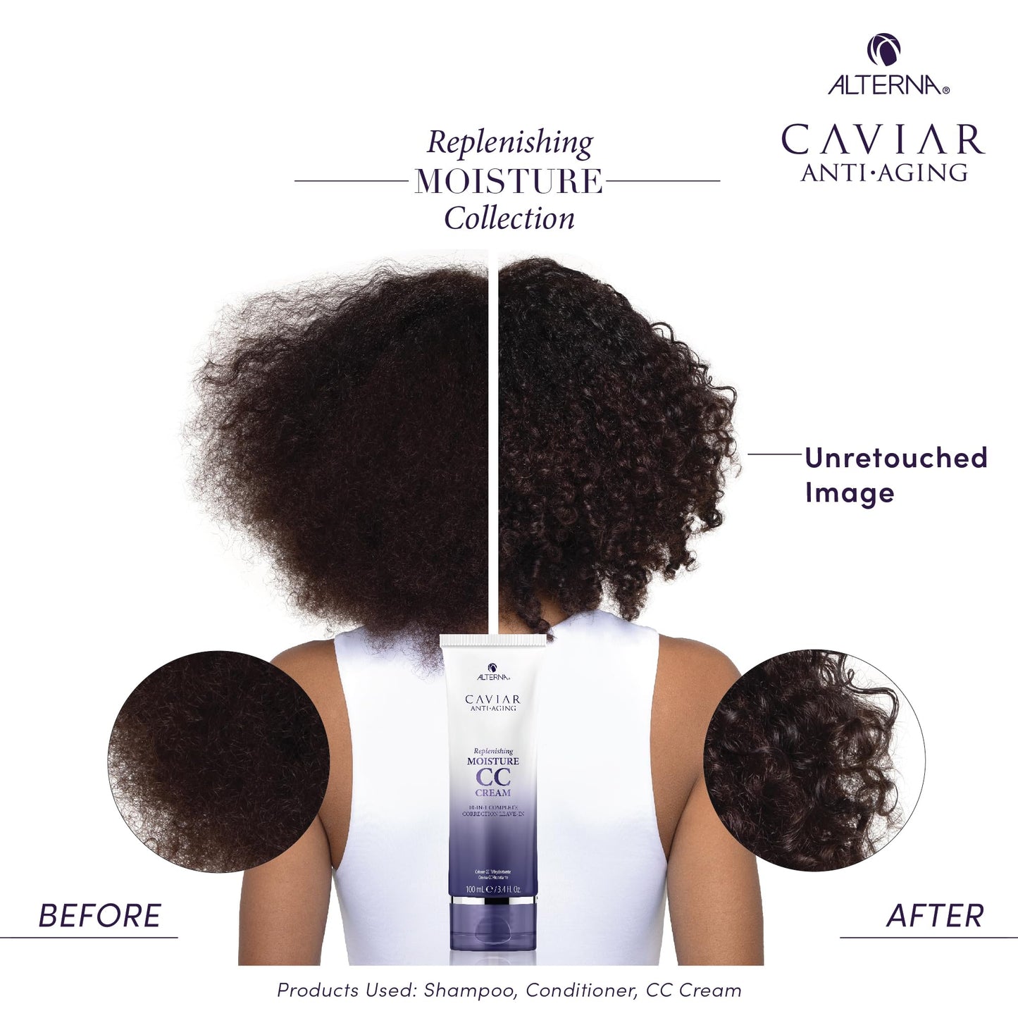 CAVIAR Anti-Aging Replenishing Moisture CC Cream |10-in-1 Hair Protection & Treatment Cream | Nourishes, Restores & Hydrates