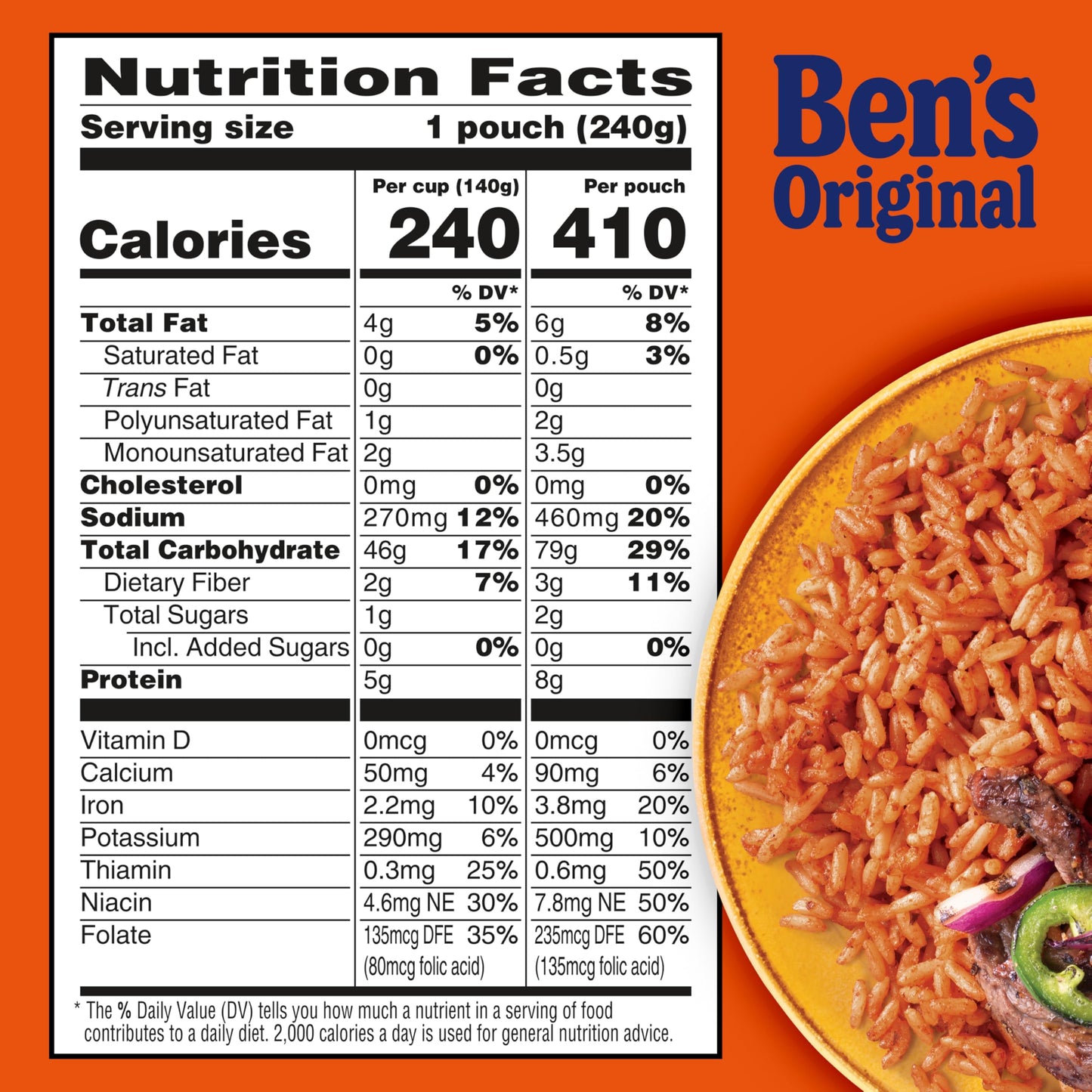 BEN'S ORIGINAL Ready Rice Spicy Mexican Style Flavored Rice, Easy Dinner Side, 8.5 oz Pouch (Pack of 12)