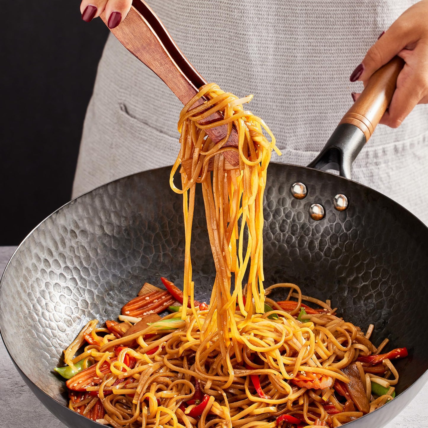 Thai Kitchen Stir Fry Rice Noodles, Gluten Free, Non GMO, Two Ingredients, Quick Cook, For Pad Thai and Other Stir-Fry Dishes, 14 oz
