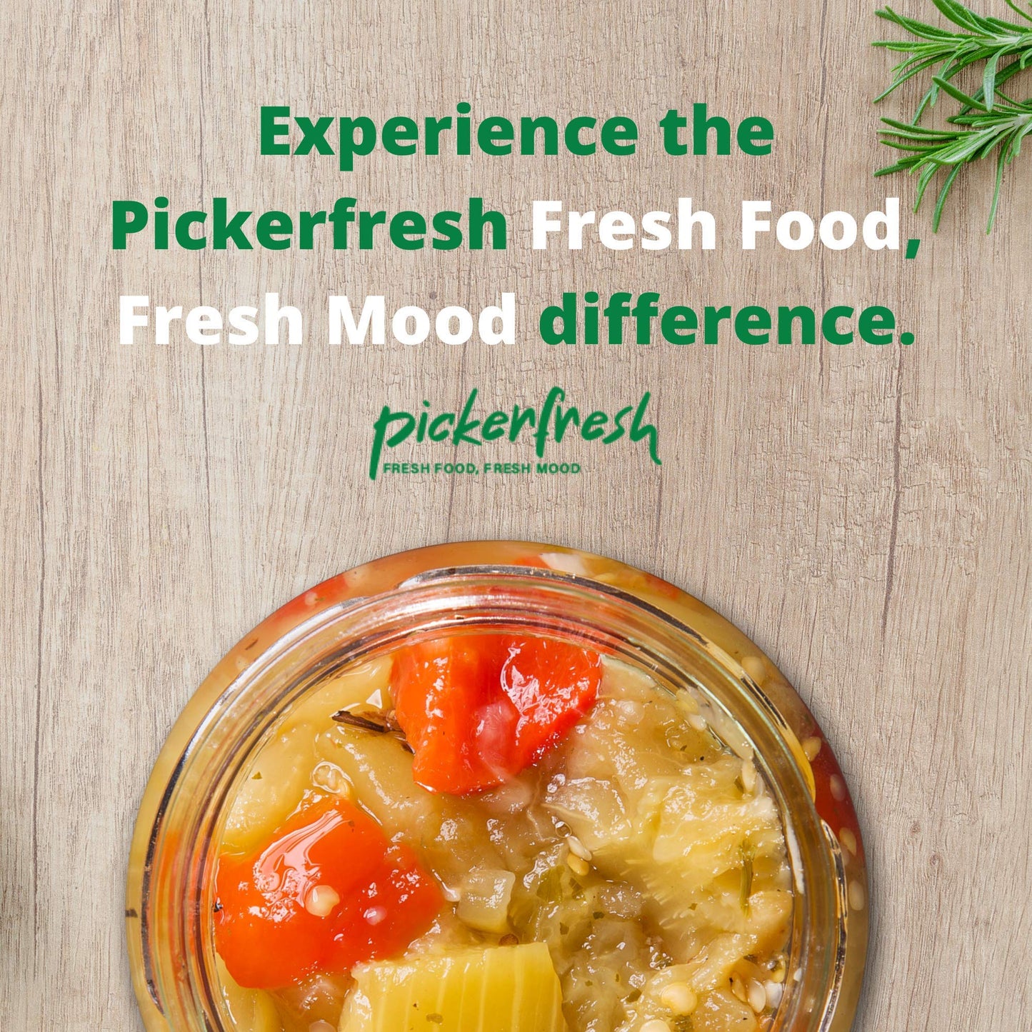 Pickerfresh Fire Roasted Eggplant with Red Peppers - Medium Hot Spread for Sandwiches, Hamburgers & Crackers - Simple Ingredients - Non-GMO, No Artificial Color & Preservatives - 16 oz (3 Pack)