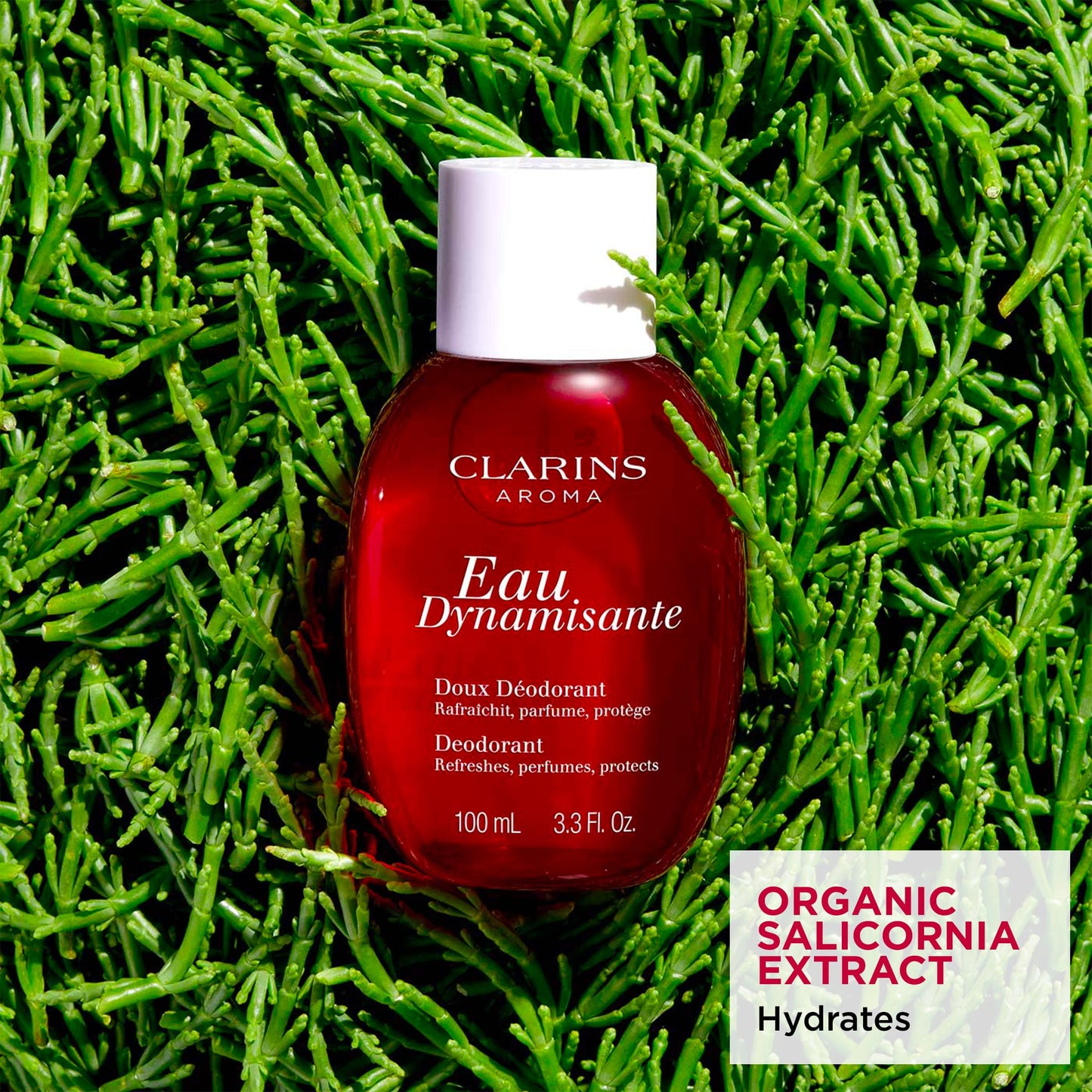 Clarins Eau Dynamisante Treatment Fragrance Spray | Hydrates, Revitalizes and Perfumes Skin | Essential Oils | All Skin Types | 3.3 Fluid Ounces