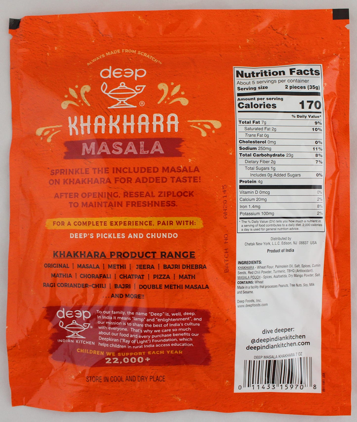 Deep Masala Khakhra 200 g